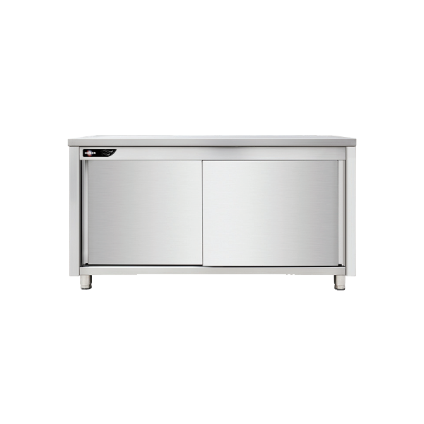 Meuble bas inox central 2000x700x850 mm