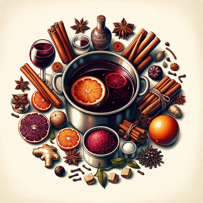 préparation du vin chaud